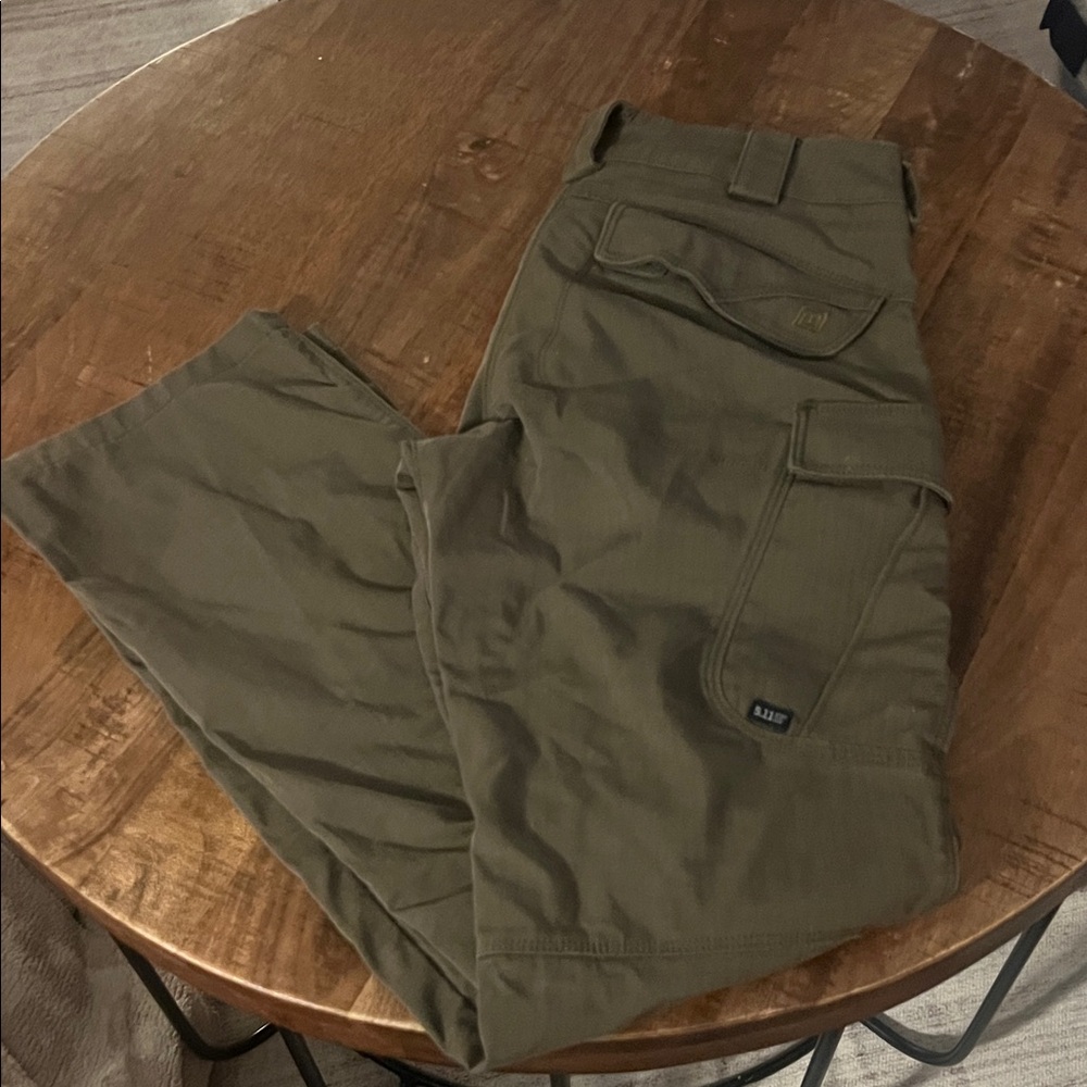 Women 5.11 Stryke green tac pants